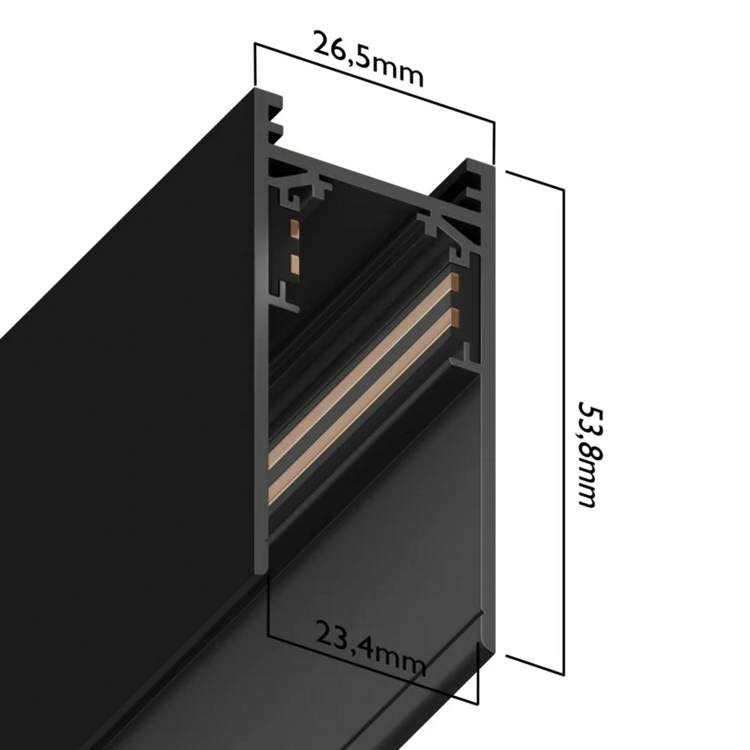 Набор для подвесного монтажа трековой системы MAGNETIC S20, Black