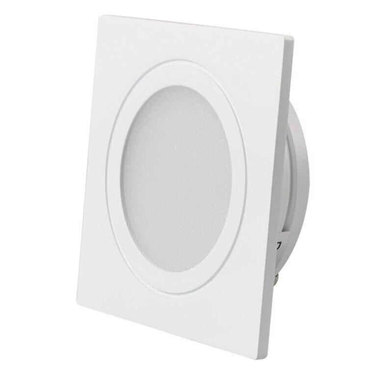 Светодиодный светильник LTM-S60x60WH-Frost 3W Day White 110deg (Arlight, IP40 Металл, 3 года)