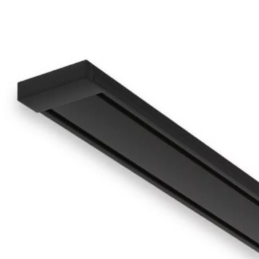 Трек накладной MAGNETIC H5, 2000x25x5.5mm, BLACK, 48V